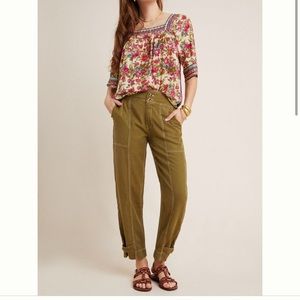 Anthropologie Jackson Tapered Utility Pants